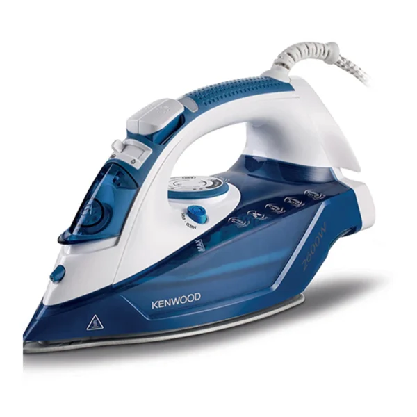Fer à vapeur antiadhésif , 1100 W, bleu