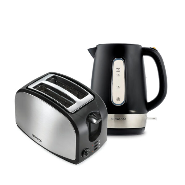 Kenwood duo bouilloire 1,7 L + grille-pain 2 tranches  noir/argent